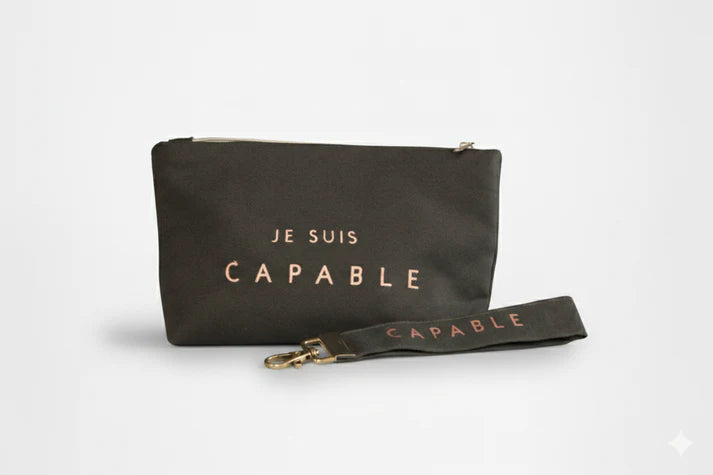 Duo de pochette & porte-clé personnalisés